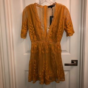 UNIQUE BUY! Mustard yellow romper - friend made!
